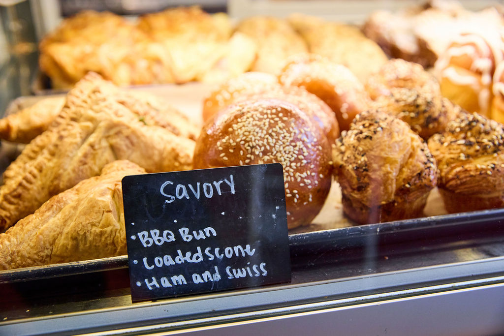 savory pastries at edgar's bakehouse